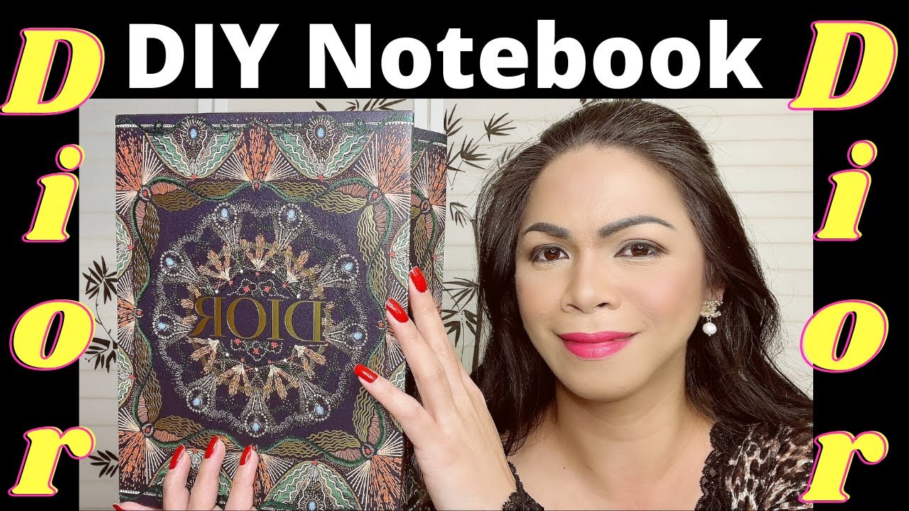 DIOR REVEAL NOTEBOOK 📒 DIY ( do it yourself ) CHEAPEST and EASIEST EVER ...