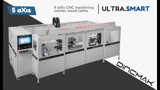 5 Axis Cnc Machining Center Wood Lathe Tormat.smart.ultra