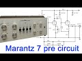 vintage marantz 7 tube preamplifier circuit, DIY KIT on ebay, simplified Phono EQ