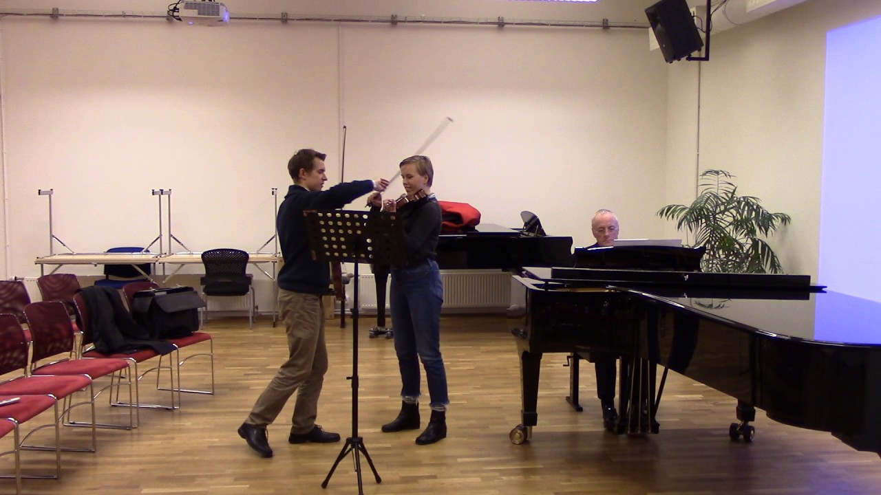 Max Bruch Concerto - Emmanuel Borowsky Masterclass in Iceland