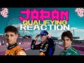 Japan qualifying reaction  max pole stroll shambolic  mercedes all talk
