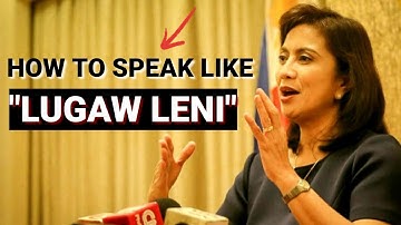 Why People Listen to Vice President "Lugaw Leni"