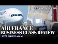 Air France Business Class Paris to Miami | Flight Report during Covid 19