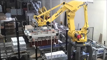 Flokontrol Robotlu Koli Paletleme / Case Palletizing with Robot