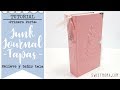 TUTORIAL - Junk Journal - Como teñir tus telas y hacer un relieve o repujado en la portada - I Parte