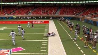 Madden NFL 25 somehow completing a pass while falling down