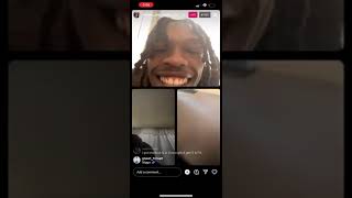 Celebrity Bando Kd and Ⓜ️🅱️mblock die y on live tweakin with the fans and making them buss they guns! Wealth