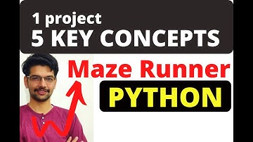 Maze Runner Game Python PyGame Beginners Level