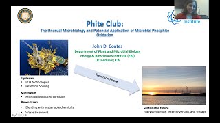 Prof John Coates (UC Berkeley) Microbial Phosphite Oxidation