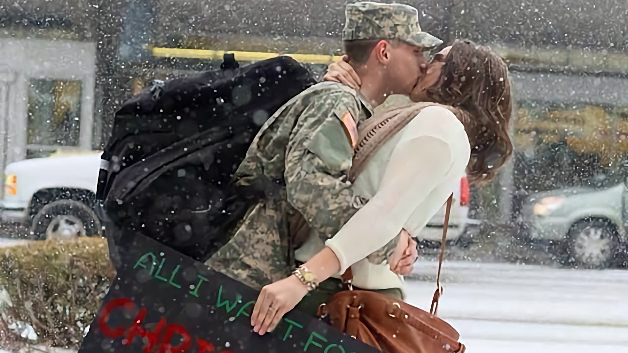 Christmas Military Surprise Try Not to Cry YouTube