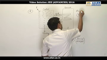 JEE Advanced 2016 Physics Solution Q. 4, 5, 6 (Paper-1) Code-9