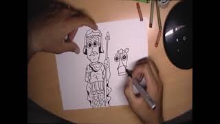 رسم القديس مارجرجس للأطفال بطريقة بسيطة - how to draw saint George For kids