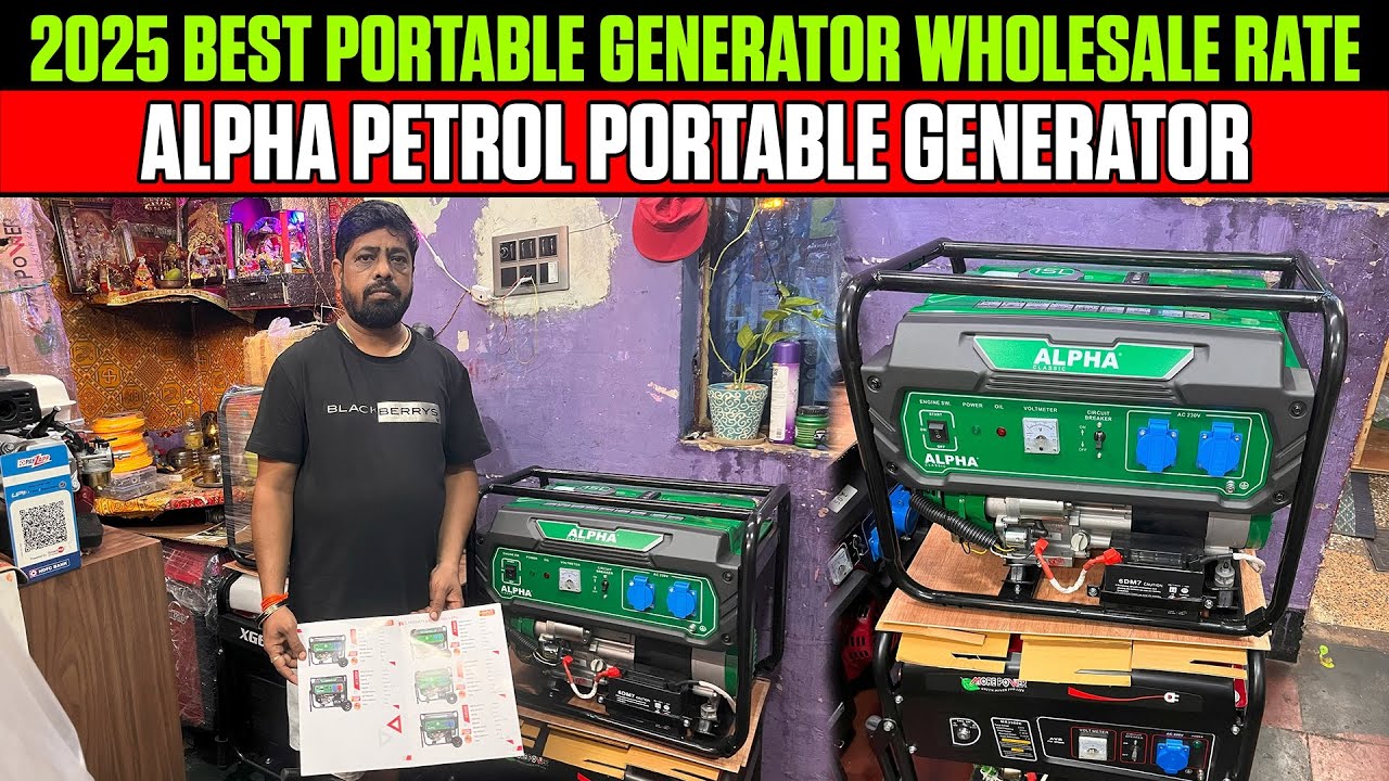 Alpha Generator Alpha Portable Generator || Portable Generator Price 2025 || Alpha ...