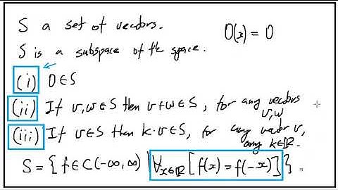 Vector Space Video No. 3