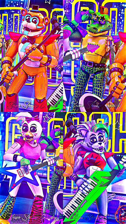 3D vs FanArt || Jedag Jedug FNaF Security Breach Glamrock Animatronics || DJ PAK PONG VONG THAI 🎵