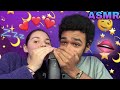 Asmr bruit de bouche avec ma copine 