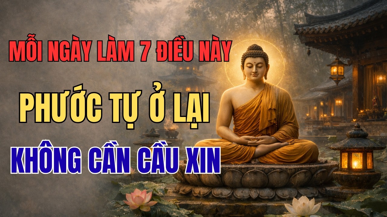 7 Việc Nhỏ Mỗi Ngày Giữ Phước Cả Đời – Phật Dạy Cách Chuyển Nghiệp Âm Thầm