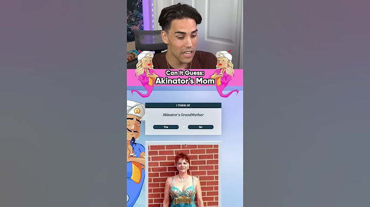Can Akinator guess his own Mother? 💁🏼‍♀️👀