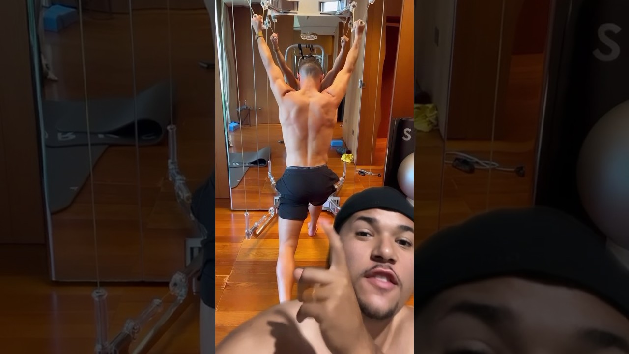 CRISTIANO RONALDO treinando ao som de Luan Santana e Ana Castela… 