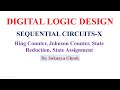 SEQUENTIAL CIRCUITS- X Ring Counter, Johnson Counter, State Reduction, State Assignment