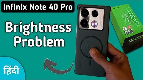 infinix note 40 Pro auto brightness problem, automatic brightness low problem