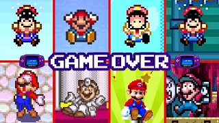 All Mario Game Boy Advance GAME OVER Screens