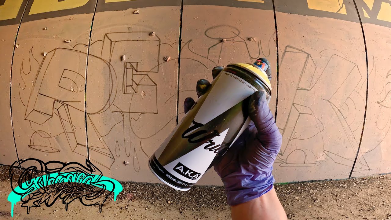 🌴 BLOCK Letters & TROPICAL Colors GRAFFITI Piece 🌴 Resaks