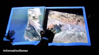 InformationSense: a Large Highly Deformable Cloth Display