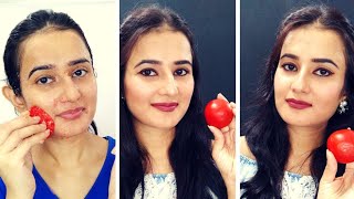 Tomato Facial for Glowing & Whitening Skin | Removes Sun Tan & Pigmentation | SWATI BHAMBRA