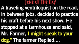 😂 joke of the day | A traveling ventriloquist on the road to a Farmer, | #loljokes #jokeoftheday