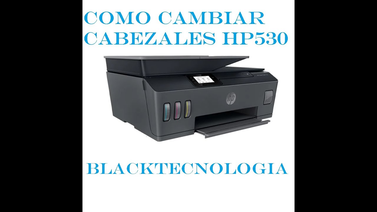 Como cambiar cabezales a una impresora hp 530!! o 533!! Paso a paso!! -  YouTube