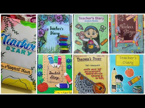 Teacher's diary decoration ideas 💫 Diary decoration ideas 💫 #decoration #teacher #teacherdiary ✴️✴️