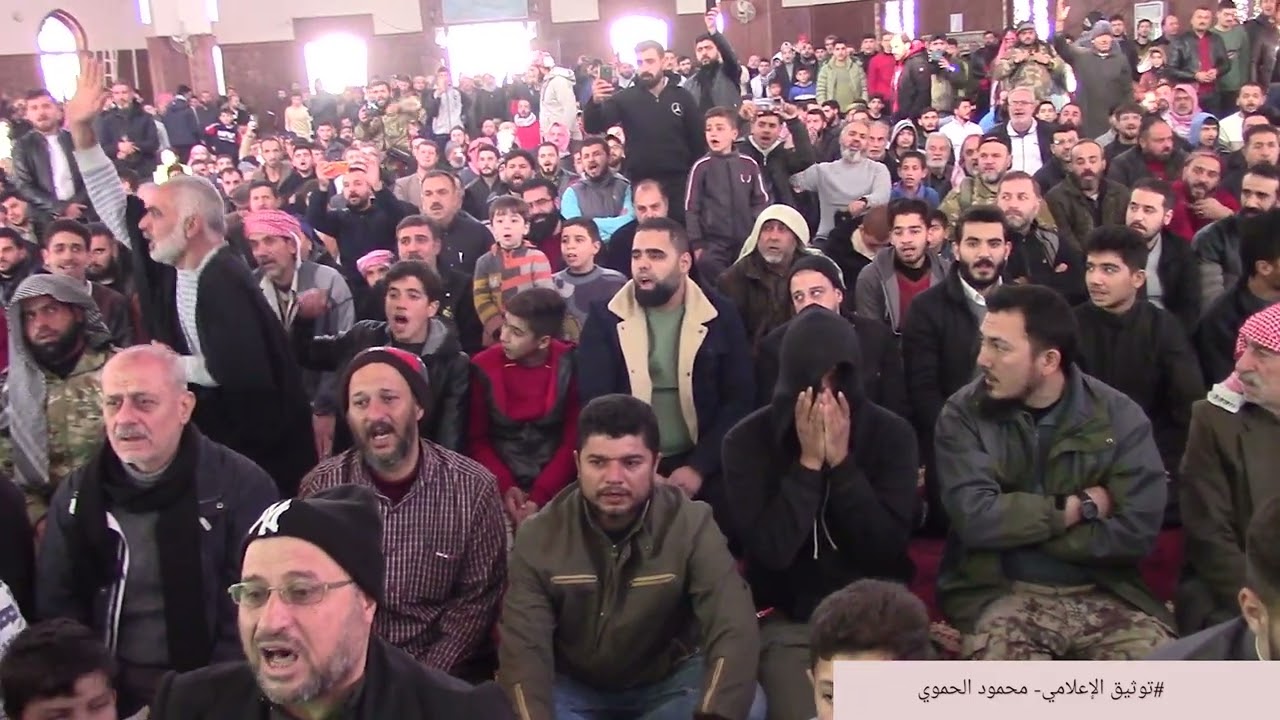 حماة بعد التحرير مؤثر جداً بعد غيابه عن مسجد عمر بن الخطاب الذي كان إماماً له الشيخ أبو عمرو