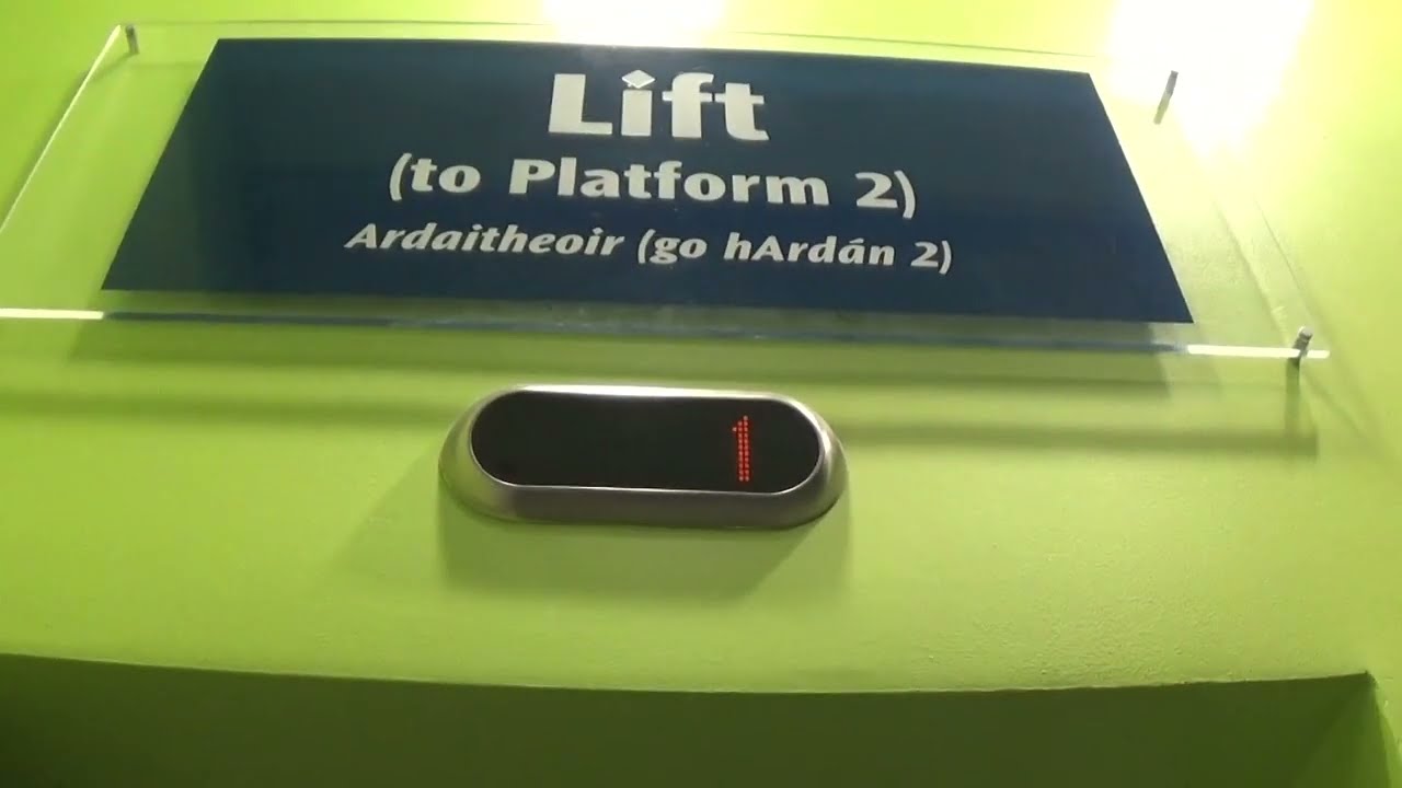 Kone EcoDisc Elevator At The Newry Train Station