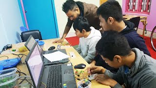 Creator Lab Students Showing Their Work