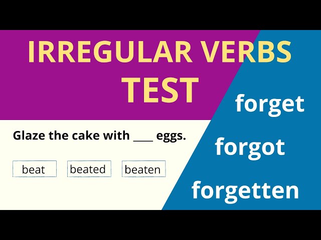 How to Pronounce Forget forgot forgotten (Irregular Verb) 