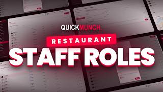 Restaurant Staff Management: User Roles and Permissions, PIN Lock and Staff Reports | Quickmunch