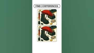 Find 3 Differences? 👀 #spotthedifference #quiz #findthedifference