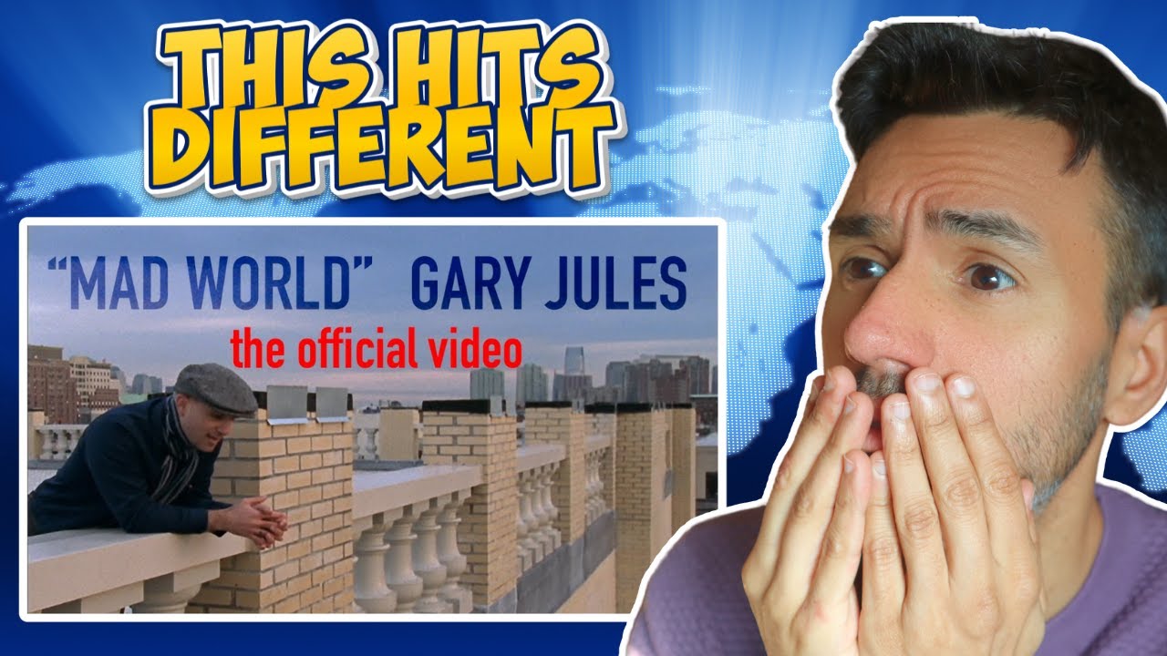Gary Jules - Mad World (РЕАКЦИЯ) ЭТА ПЕСНЯ ОЧЕНЬ ИНТЕРЕСНА МЕНЯ! (Кавер Tears For Fears)