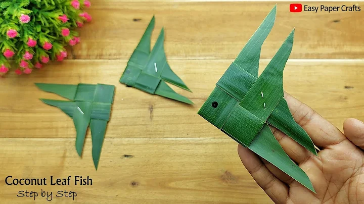How to Make Fish From Coconut Leaf | Coconut Leaf Fish | Crafts With Real Leaves