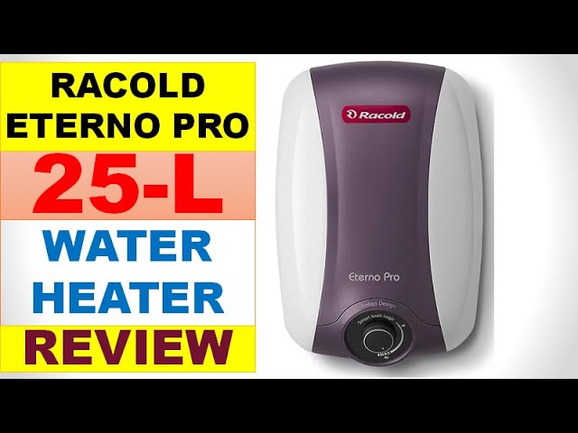 Racold Eterno Pro 25L Vertical 5 Star Storage Water Heater | Racold Geyser  25 ltr Price - YouTube