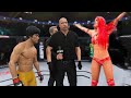 UFC4 | Bruce Lee vs Eva Marie (EA Sports UFC 4)