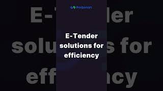 Streamline Your Tender Process with E-Tender Automation | ProQsmart