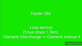 Tower Transit Singapore Feeder Bus Service 284 (Loop Service) Hyperlapse
