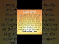 A prayer for your family 💗💞