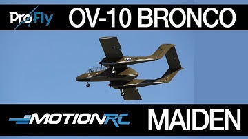 Profly OV-10 Bronco - Maiden Flight - Motion RC