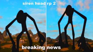 How to get BREAKING NEWS BADGE and MORPH in SIREN HEAD RP 2 [HUGE UPDATE] ROBLOX