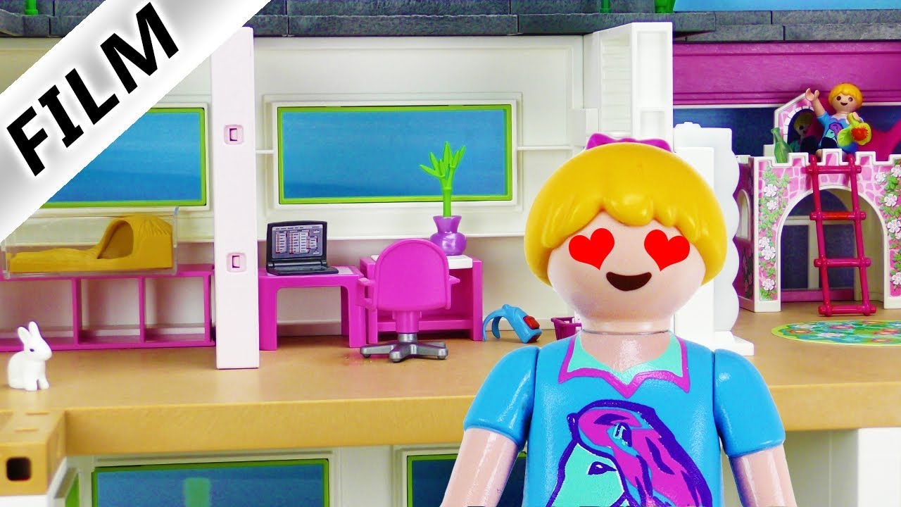Playmobil Film deutsch | Wenn HANNAH die LUXUSVILLA einrichten dürfte! Neue Einrichtung Kinderserie