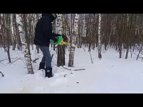 бензопила крона 5000 - YouTube