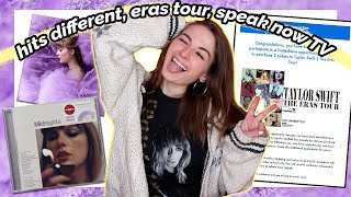 finally listening to HITS DIFFERENT on taylor's birthday! (and era's tour update)